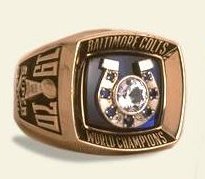 Colts 1970 Championship Ring (NFL)